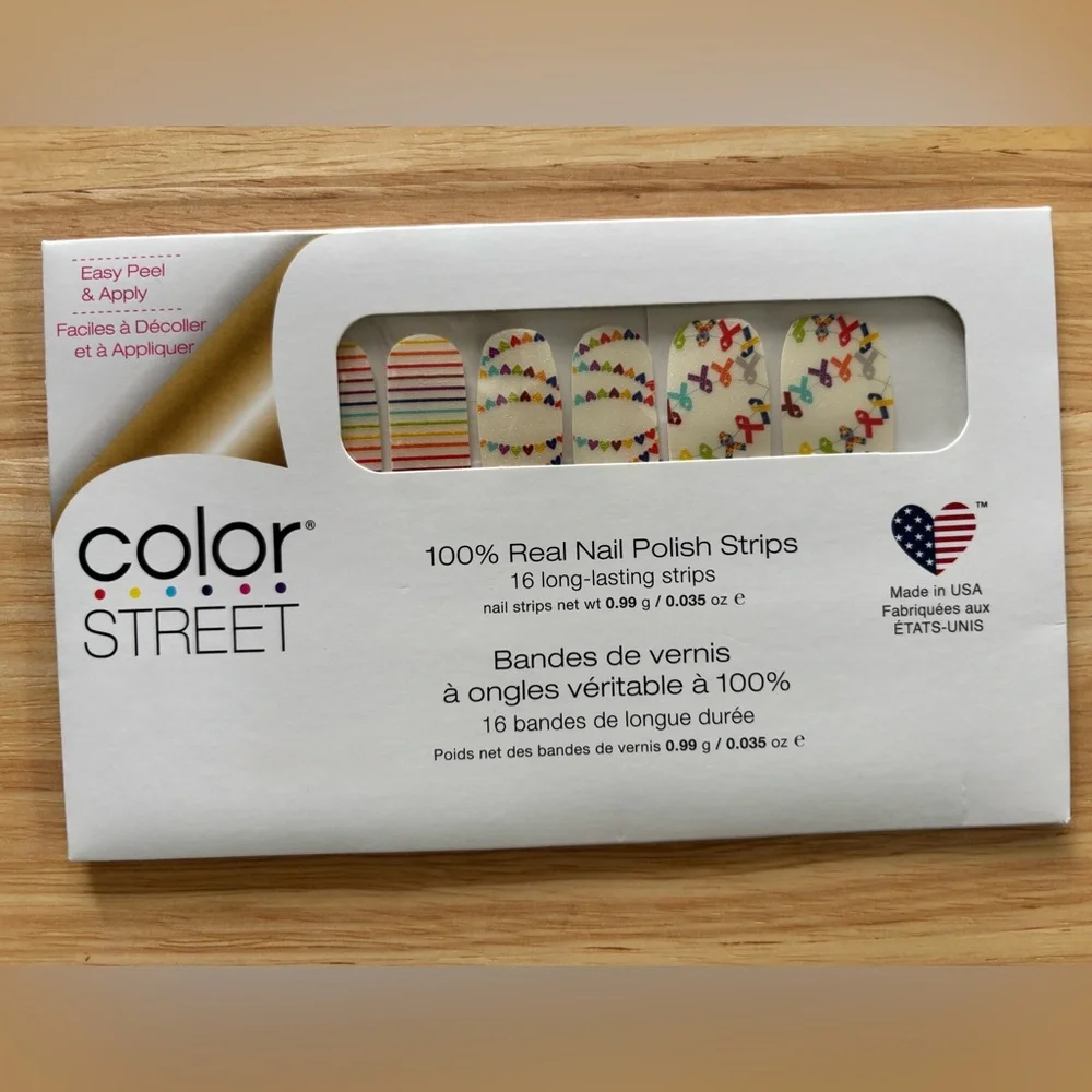 Color Street Nail Polish Strips Assorted Dots “Unstoppable” New Unopened